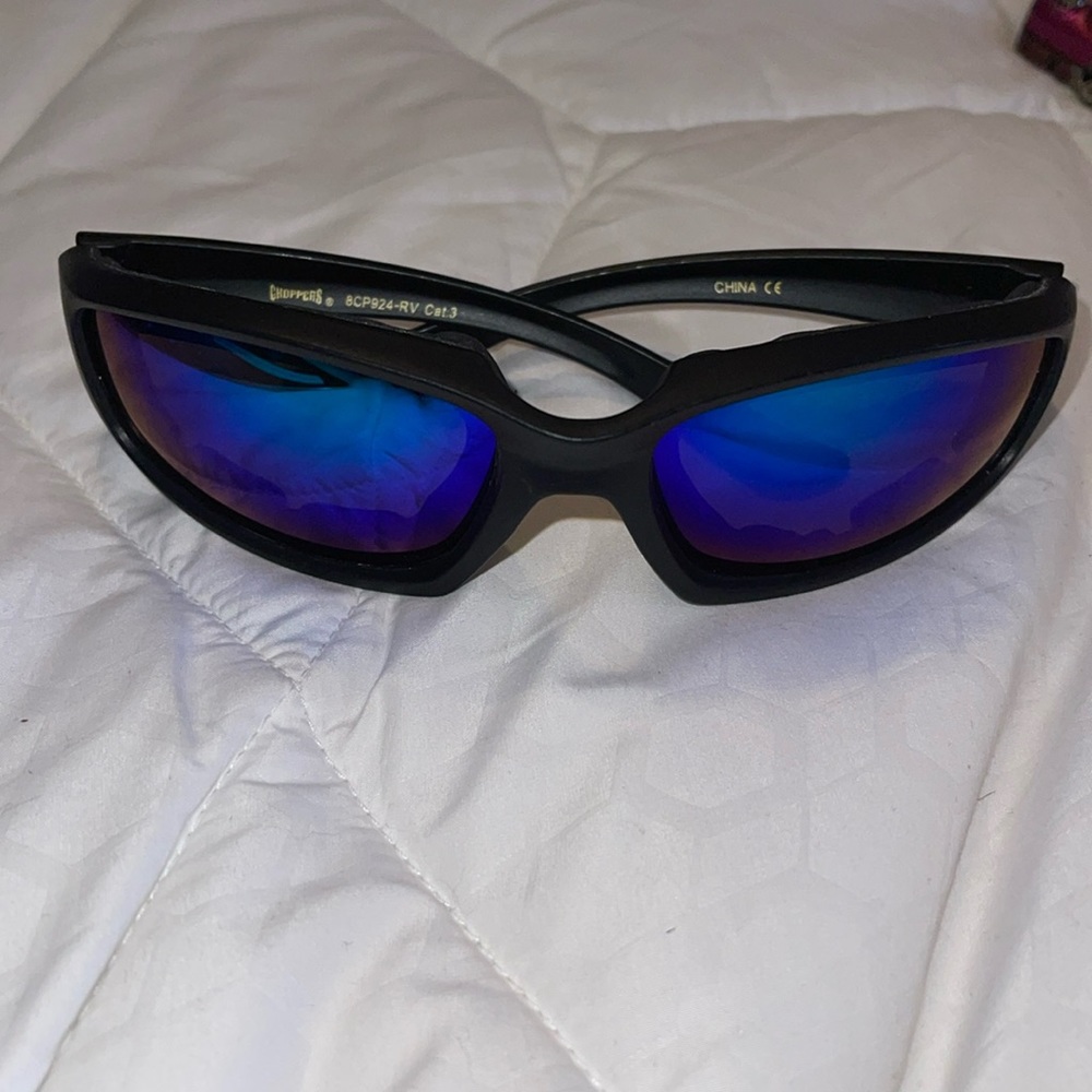 Choppers Padded Motorcycle Sunglasses Polarized